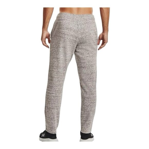 Under Armour Mens Rival Terry Joggers~Size M~Grey/Black Marble Look Pants - Picture 4 of 10